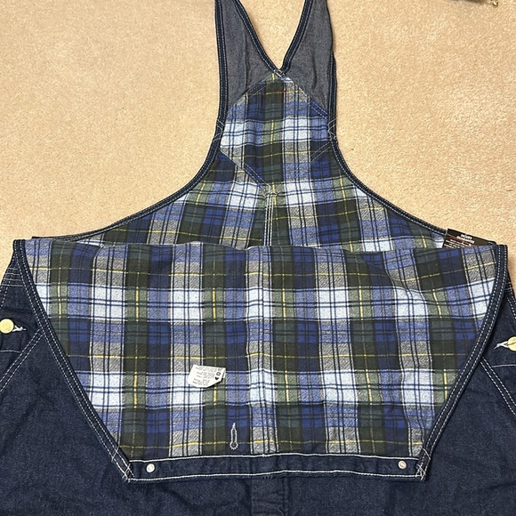 Dickies zip fly multi use pocket insulated bib overalls size 46 X 30 - Picture 4 of 12